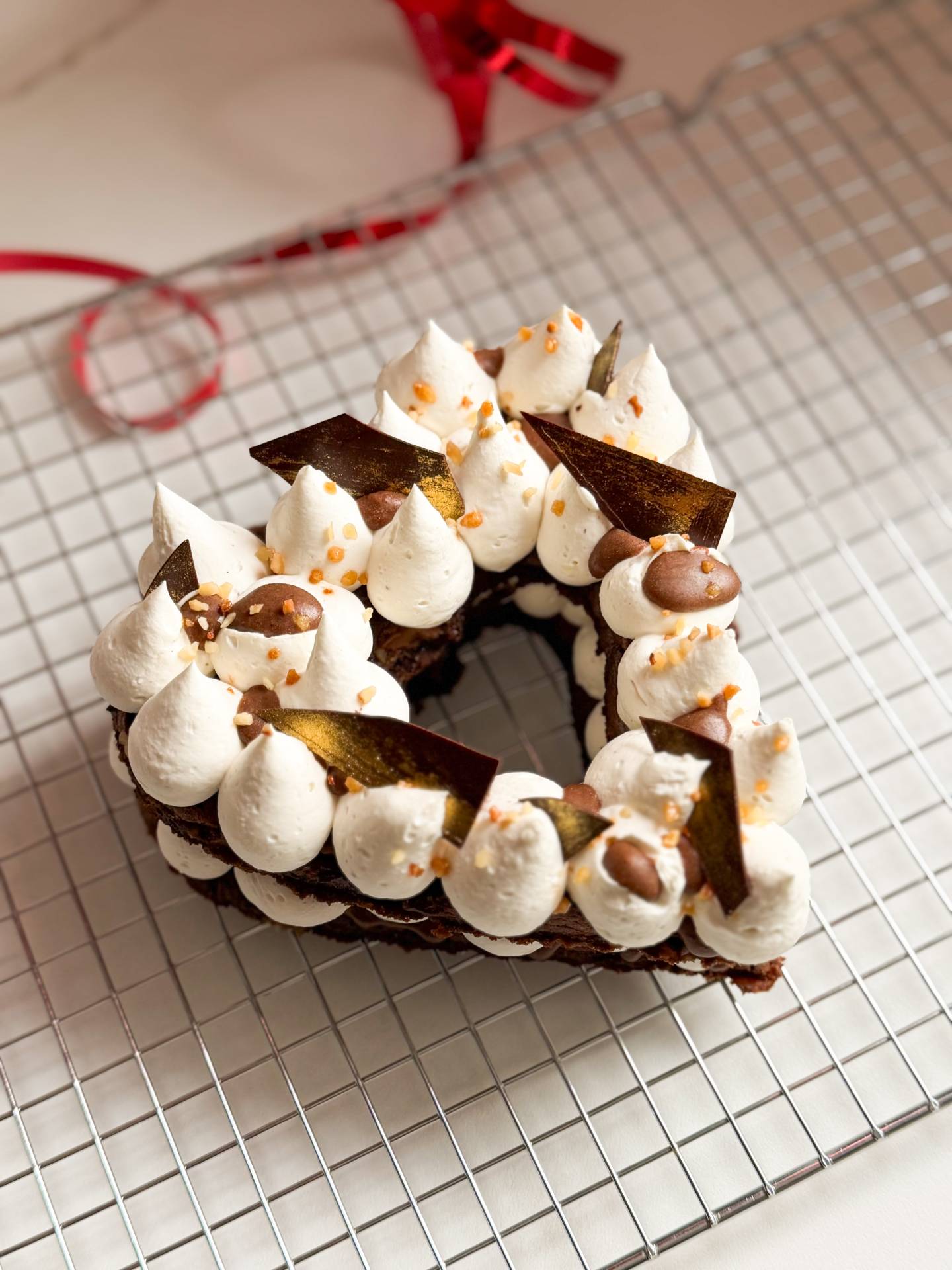 Back To Cookies - Gâteau Cœur Brownie/Praliné